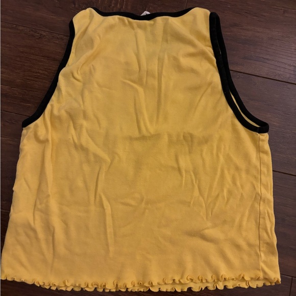 Urban Outfitters yellow butterfly tank top - Picture 2 of 3